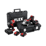 FLEX - KIT REBARBADORA 125MM + BERBEQUIM DE PERCUSSÃO 18V